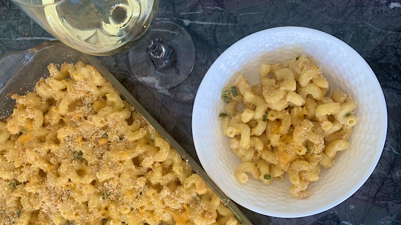 8 & $20: Smoky Jalapeño Mac and Cheese with an Australian White