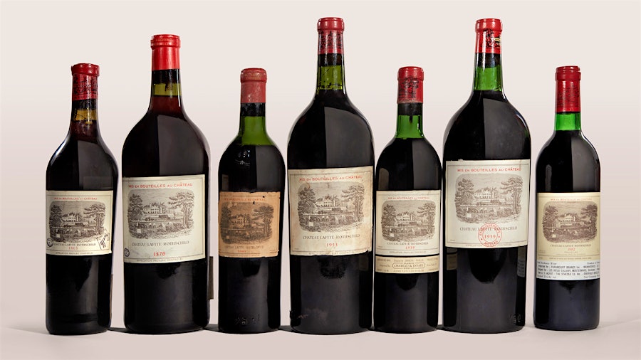A remarkable lineup of aged Château Lafite Rothschild, some dating to the 1800s, anchored a landmark Bordeaux auction at Sotheby’s.
