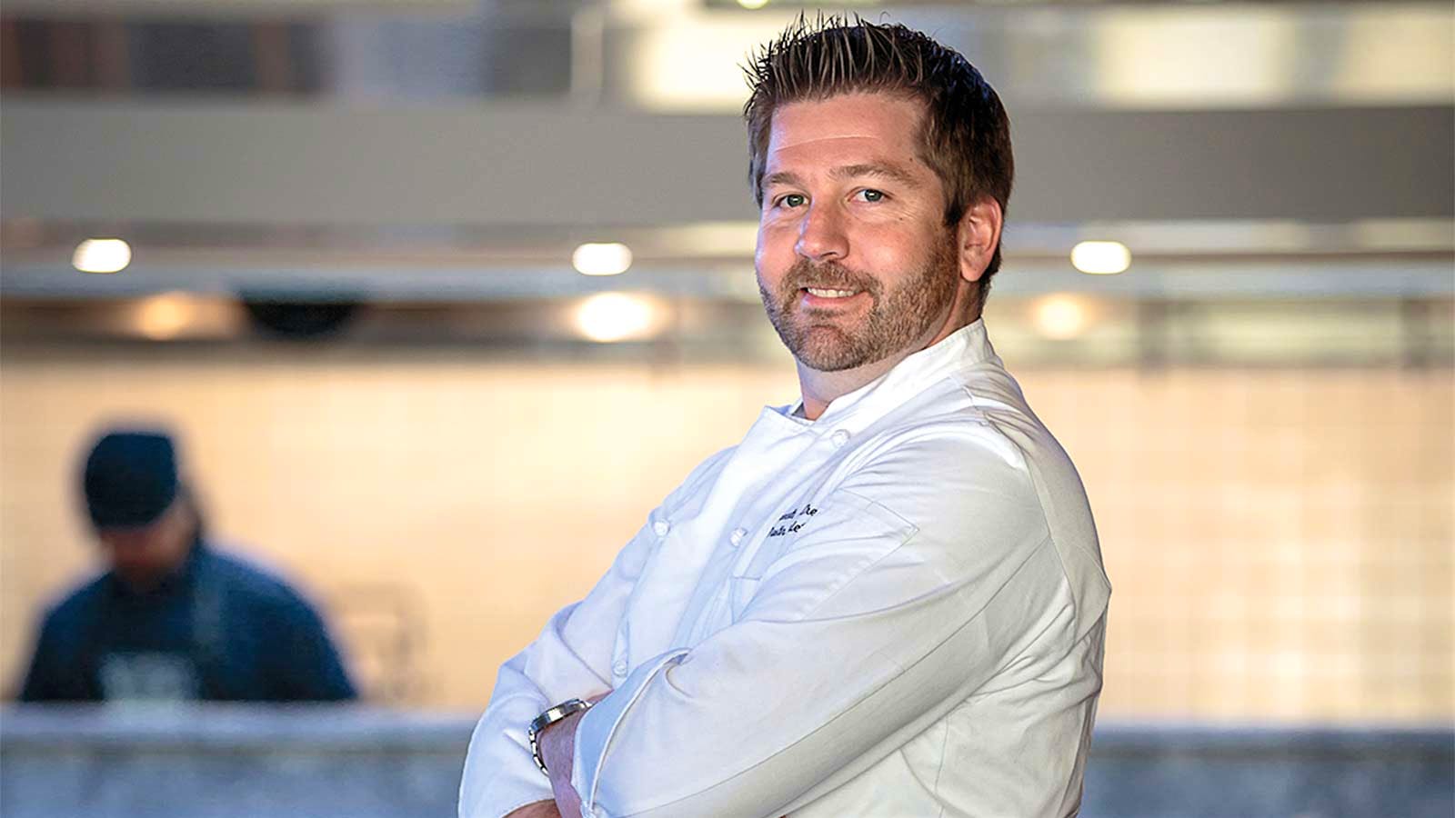 Portrait of chef Dustin Valette
