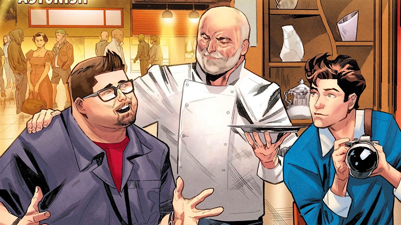 Chef José Andrés Enters the Marvel Universe in <em>Spider-Man: Meals to Astonish #1</em>
